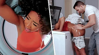 Girl Stuck in Washing Machine