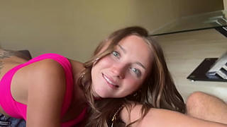 Delicate Little Step Sister Macy Meadows Squirts For Her Brother